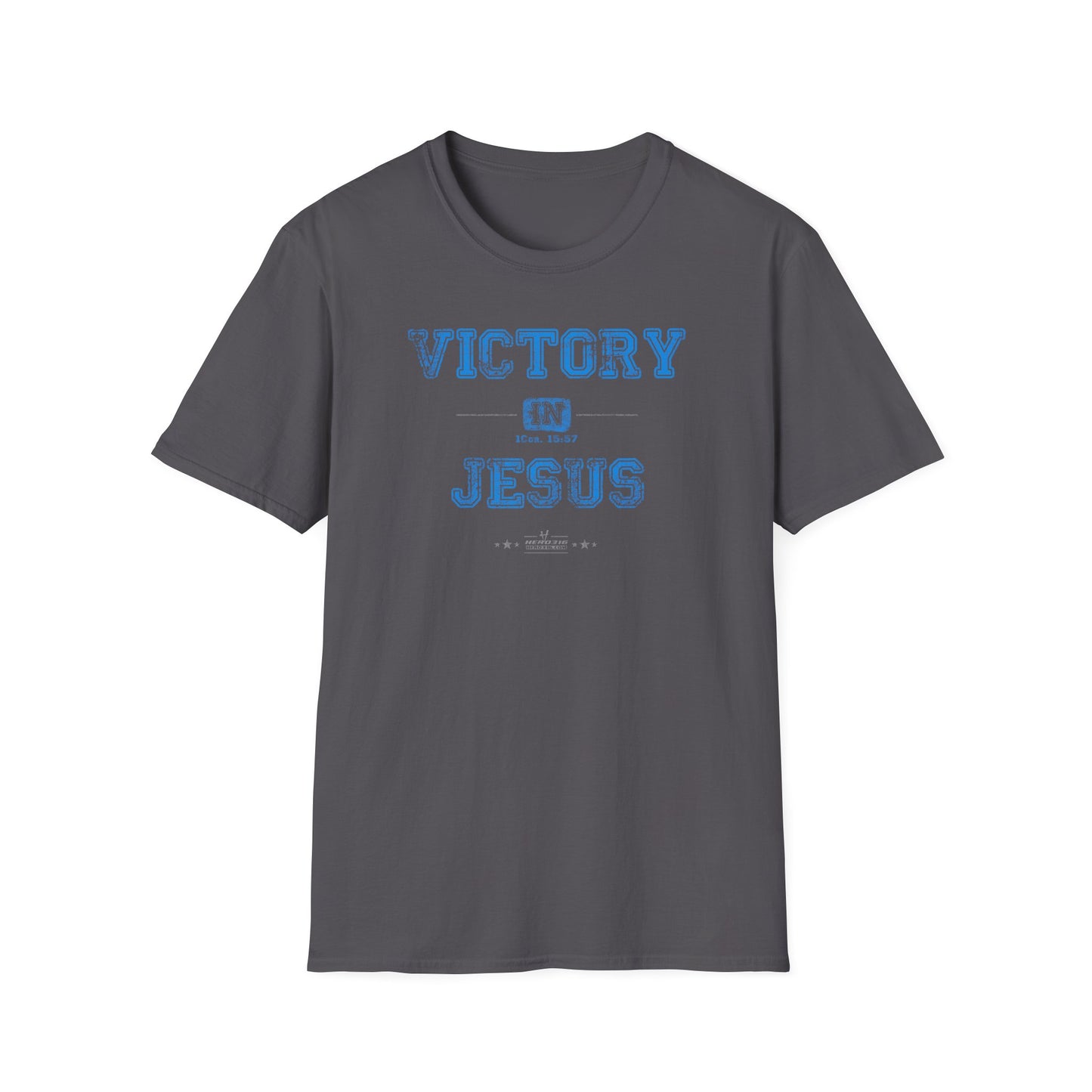 Hero316: "Victory In Jesus" - Unisex Softstyle Tee