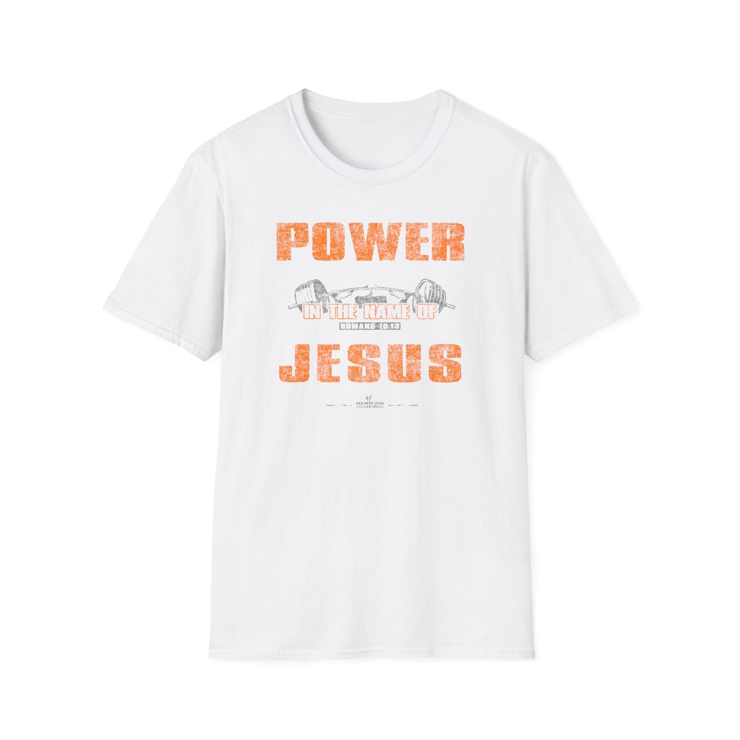 Hero316: "Power in the Name of Jesus" - Unisex Softstyle Tee