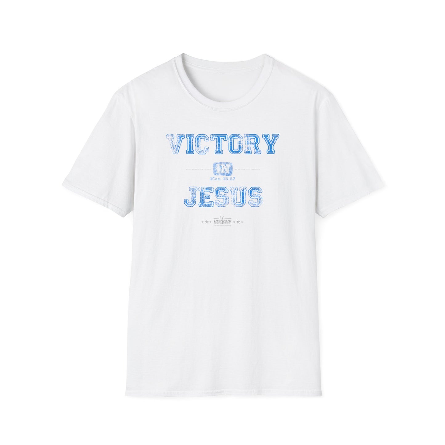 Hero316: "Victory In Jesus" - Unisex Softstyle Tee